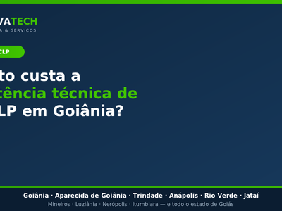 Quanto custa a assistência técnica de um CLP industrial em Goiânia?